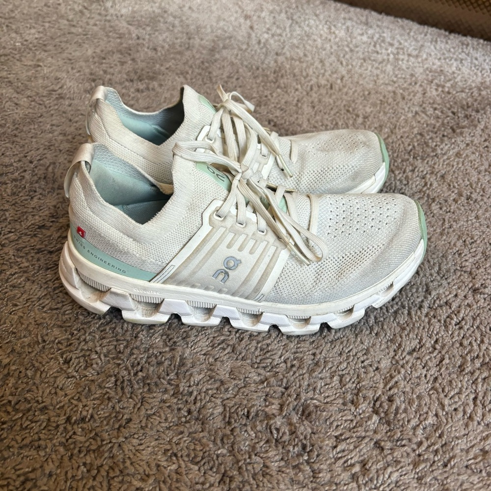 Cloudswift 3 teal white womens